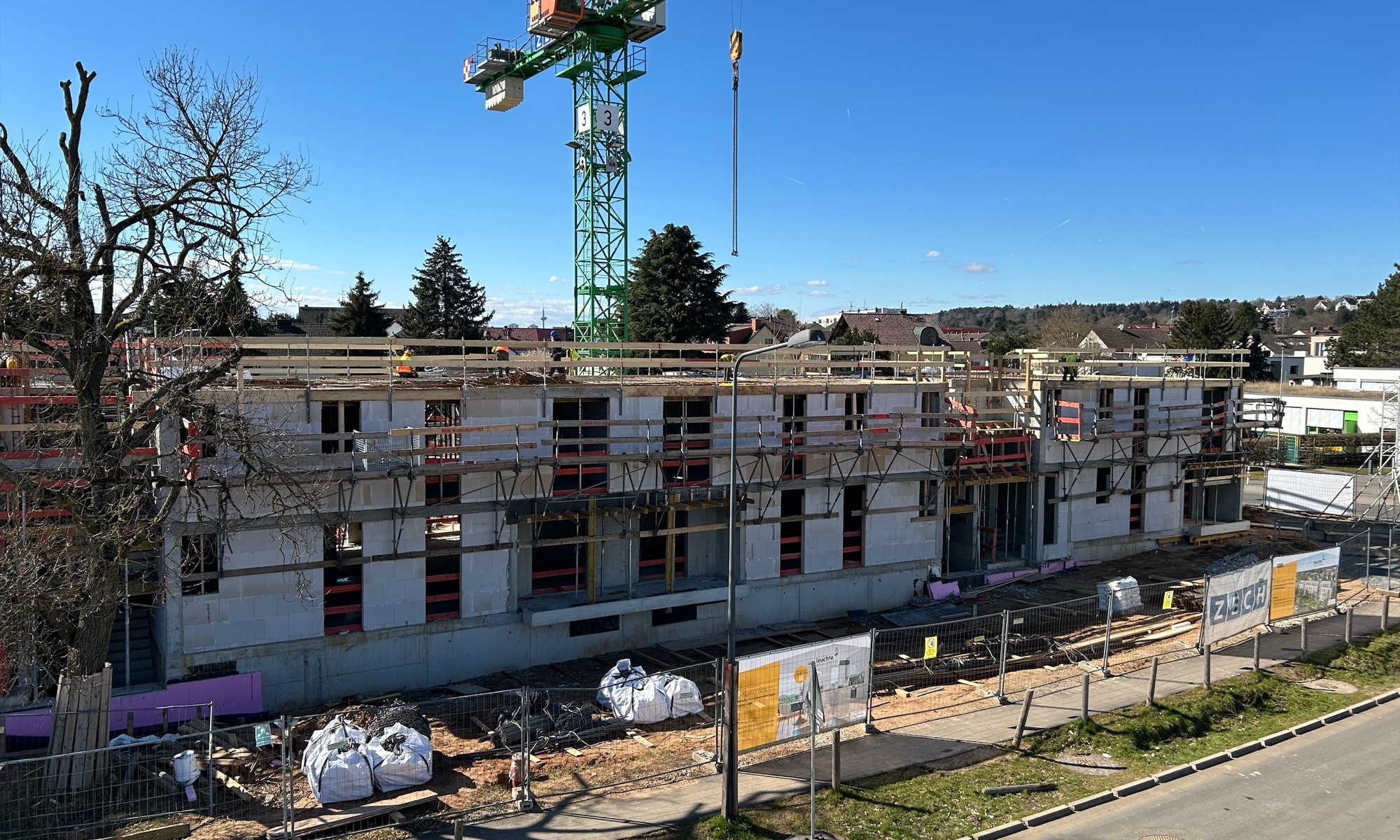 Baustelle Leuchte Bergen Enkheim 1