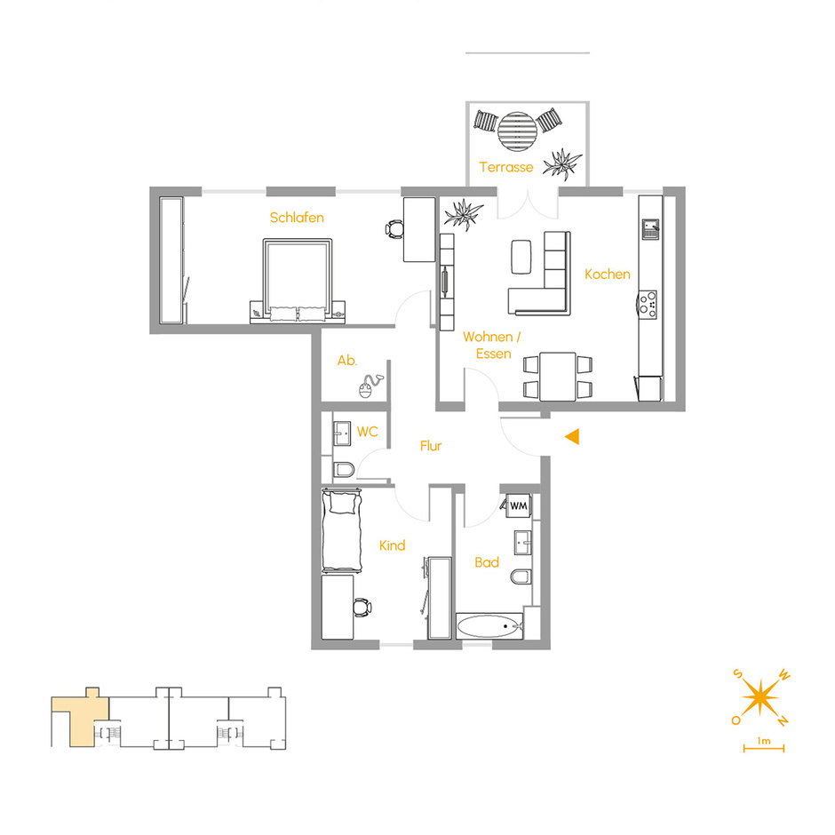 Wohnung Nr.5 (A-02.01) Wohnung Nr.5 (A-02.01)